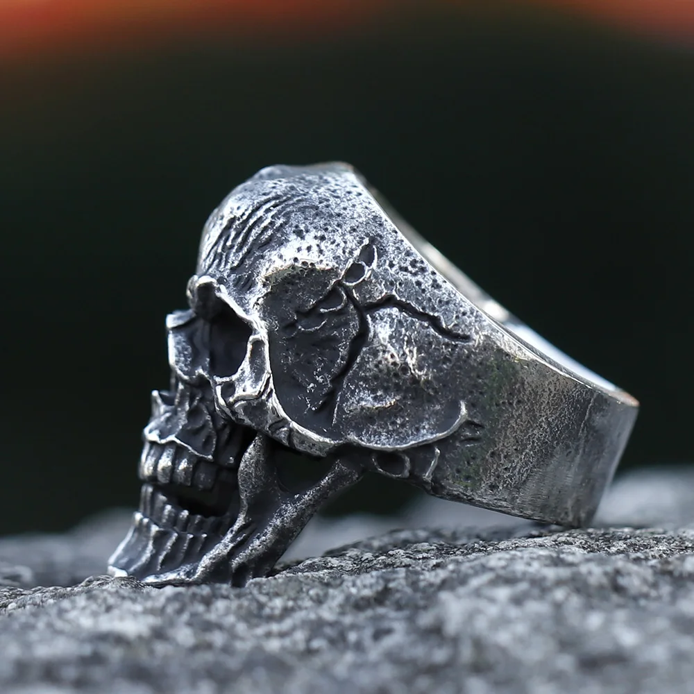 [JD愛用] レア Double Skull Head Ring JD愛用] レア Double Skull Head Ring JD愛用] レア Double