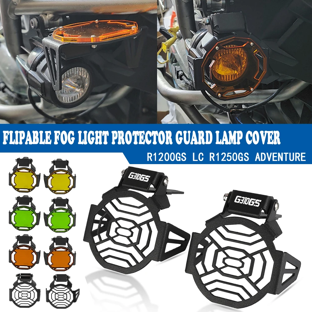 

Motorcycle For BMW G 310 GS G310 GS 2017-2023 2022 2021 2020 2019 2018 G310GS Flipable Fog Lamp Light Cover Guard Grill Grille