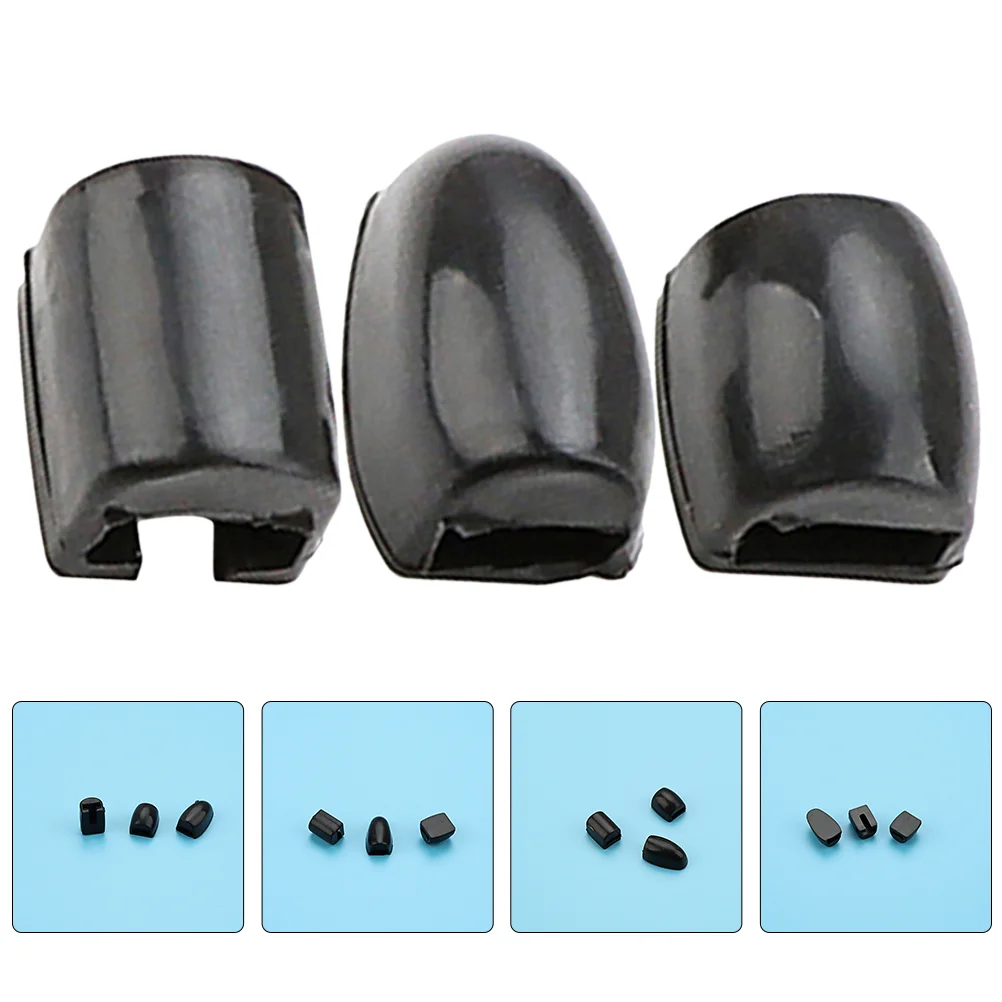 

3pcs Clarinet Thumb Cushion Saxophone Instrument Key Risers Sax Side Key Heightening Covers Side Key Cushions