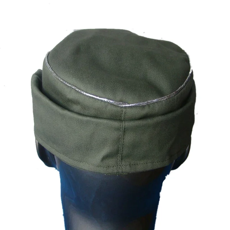 WW2 GERMAN HAT WWII WH M43 OFFICER SUMMER PANZER FIELD COTTON CAP