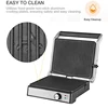 PBOBP Steak Machine Household Grill Double-sided Constant Temperature Iron Plate Barbecue Meat Machine Electric Panini Grill 6