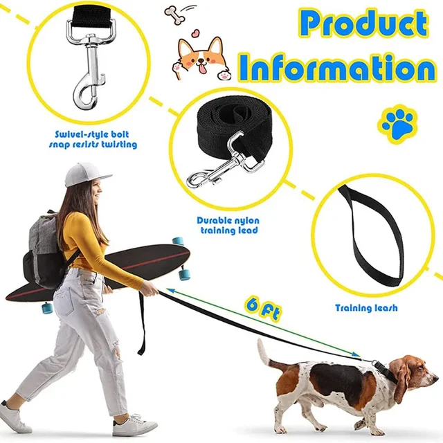 5m Overlength Dog Leash Durable Nylon Puppy Lead for Small Medium Large Dogs Walking Training Camping Accesorios Dog Chain 2