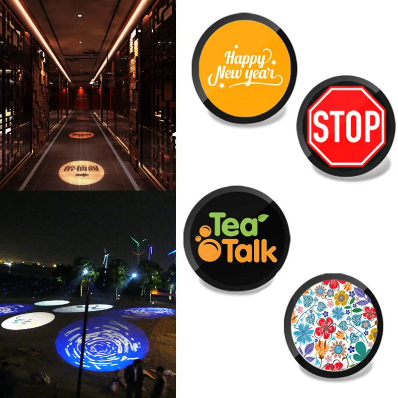 ロゴ広告プロジェクタランプ-GOBO LOGO LEDプロジェクタランプ-50 Wには無料のカスタムパターンが含まれています (?色的) : ロゴ広告プロジェクタランプ-GOBO LOGO LEDプロジェクタ