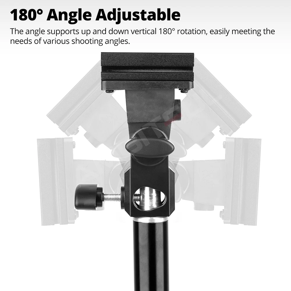 zapata de Flash tipo soporte de paraguas de gatillo, soporte de luz giratorio - AliExpress Productos