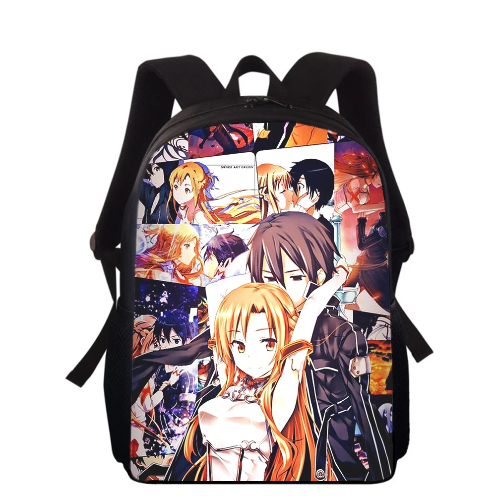 

Anime Sword Art Online 15” 3D Print Kids Backpack Primary School Bags for Boys Girls Back Pack Students School Book Bags