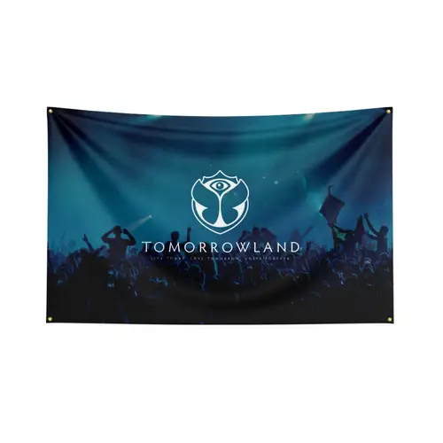 Tomorrowland Festival Flag Polyester Digital Printing Electronic Music Banner - Image 8