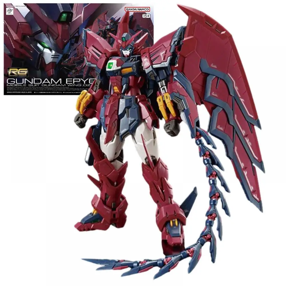 

Anime Bandai 1/144 RG Gundam Epyon Mobile Suit Gundam Wing OZ-13MS Assembling Model Figure Construction Toys Collect Gifts