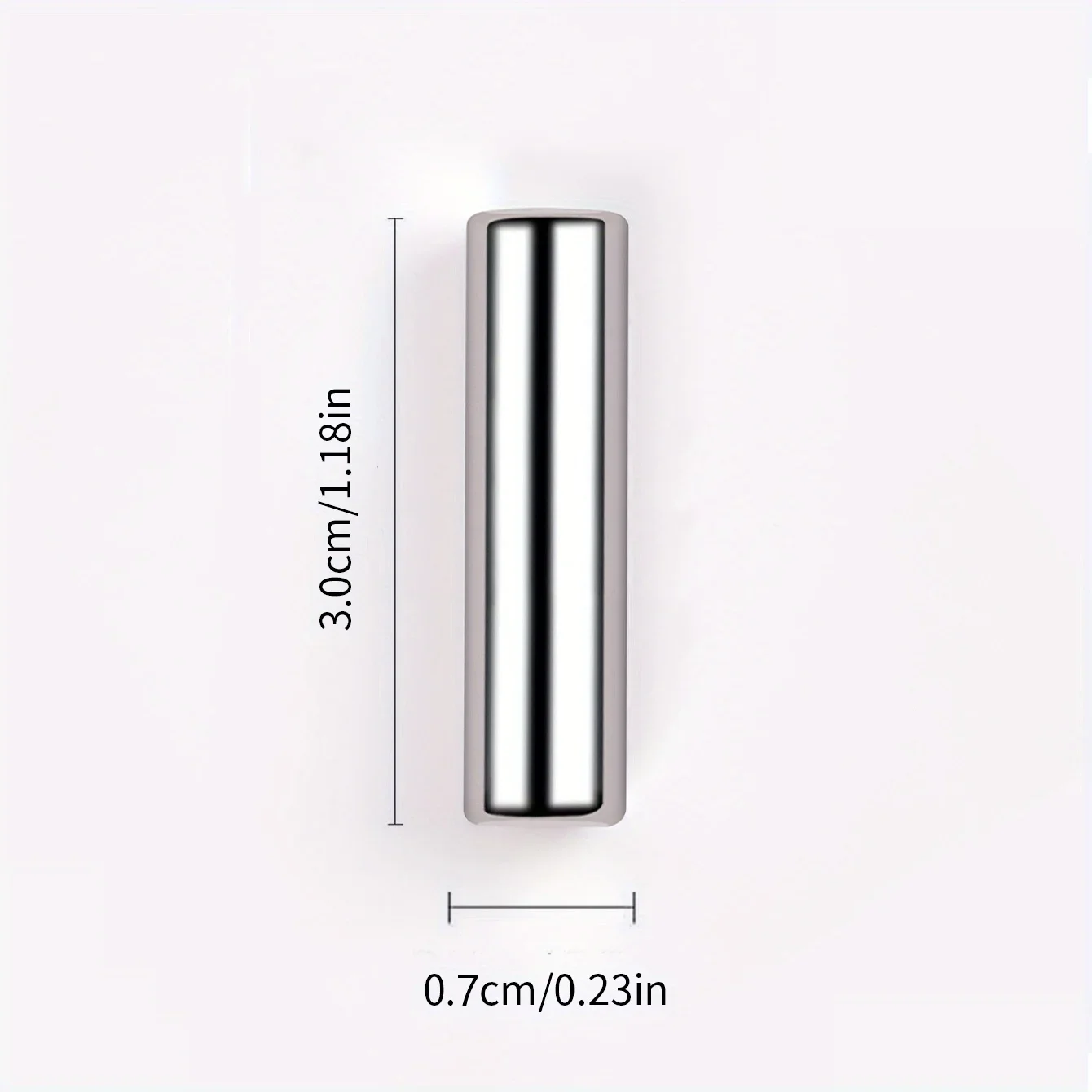 Cat Eye Nail Tool Magnetic Nail Art Tools Magnetic Nail Pen Magnetic Nail Tools 3x0.6cm Round Nail Art Cat Eye Gel Magnetic Pen for Gel Polish 3D Cat Eye Nails Painting Strong Magnet Stick Manicure DIY Tools