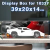 Acrylic display box for lego 10337 display case for Lamborghini Countach building block dustproof clear model car storage box 1