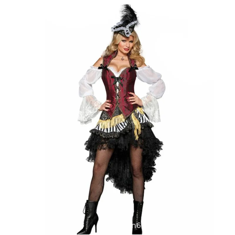 

Женская одежда для ночного клуба, фотокостюм пирата для девочек на Хэллоуин, косплей, Пиратская форма, пиратские женские сексуальные нарядные платья для ролевых игр