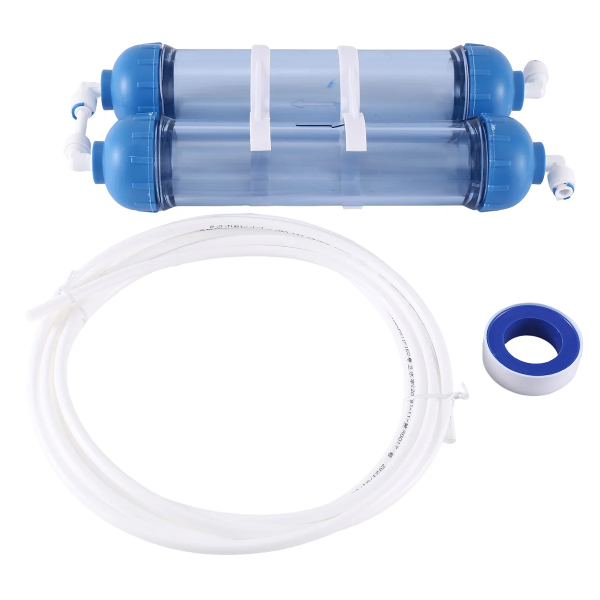 Water Filter 2Pcs T33 Cartridge Housing Diy T33 Shell Filter Bottle 4Pcs Fittings Water Purifier For Reverse Osmosis System HOT