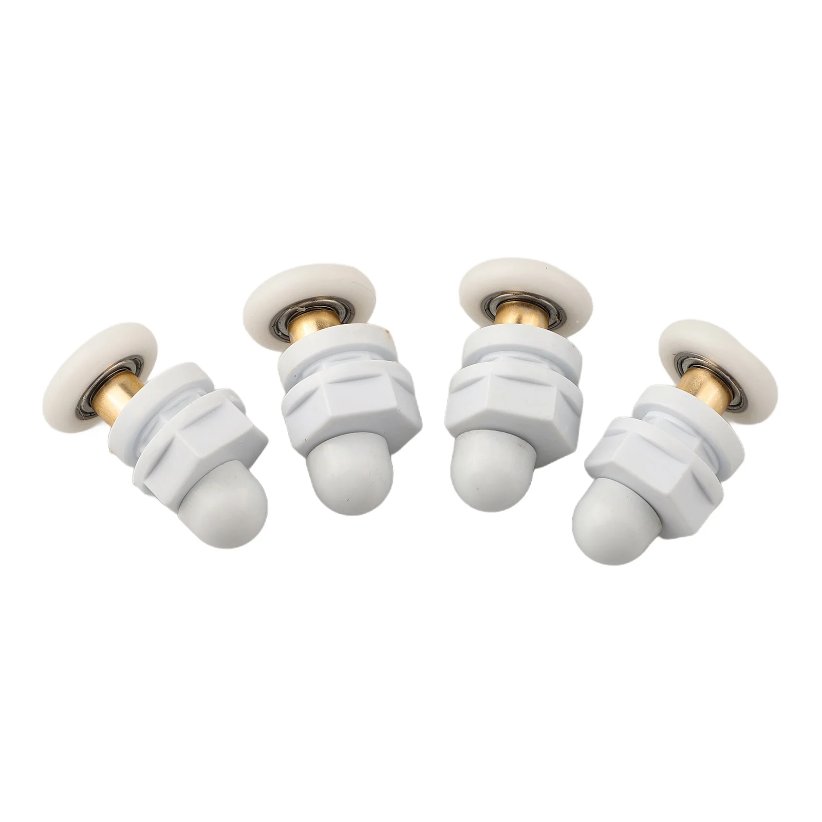 4pc Shower Door Roller Pulley Quick Release Door Wheels For 4-8mm Bathroom Sliding Glass Runner Pulley 19/23 25mm 27mm 29mm