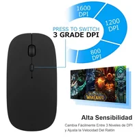 French AZERTY Layout Wireless Keyboard Mouse 2.4G Ultra-Thin Energy Saving Keyboard Silent Ergonomic Keyboard for PC Computer - Image 4