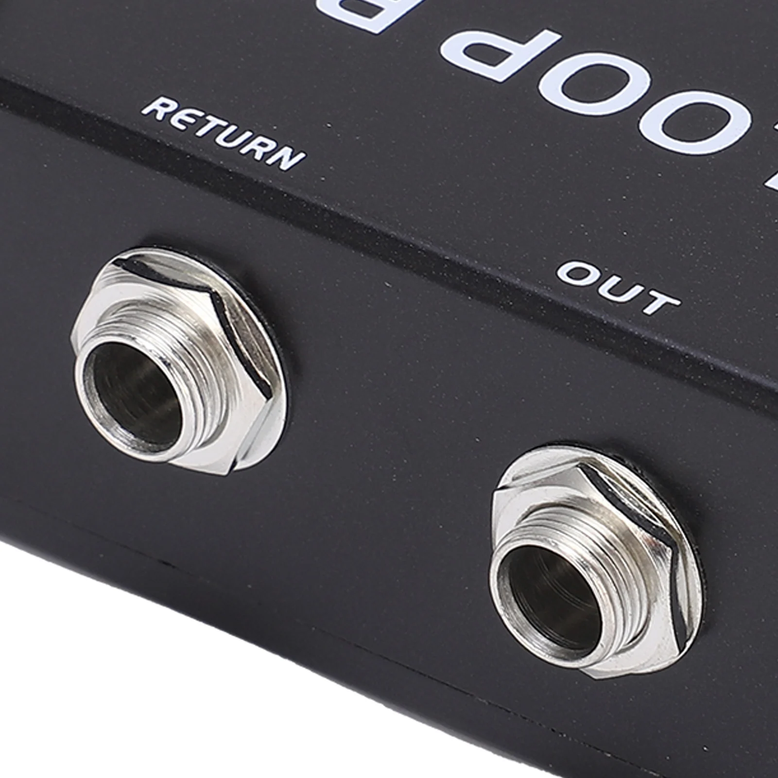 Channel Selection Switcher Guitar Loop Effect Metal Black Mini Pedal True Bypass Channel Selection for Electric Bass