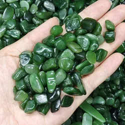 Natural Stone Quartz Agate Healing Crystals for Home Decor & DIY Crafts (Green Jade)