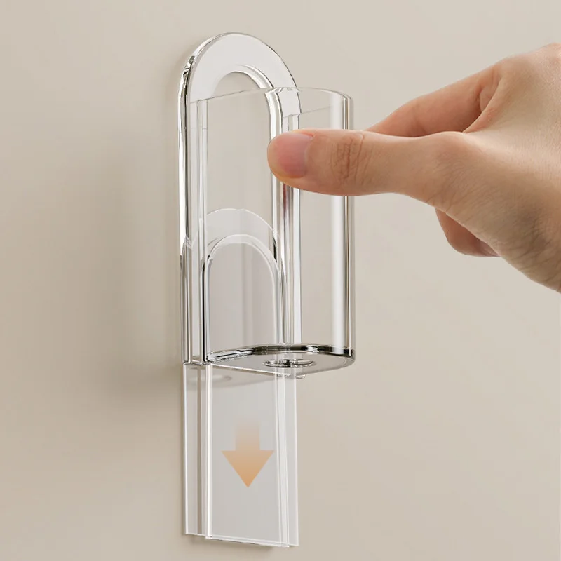 Toothbrush Holder Electric Wall Mounted Stand Storage Rack For Bathroom Accessories