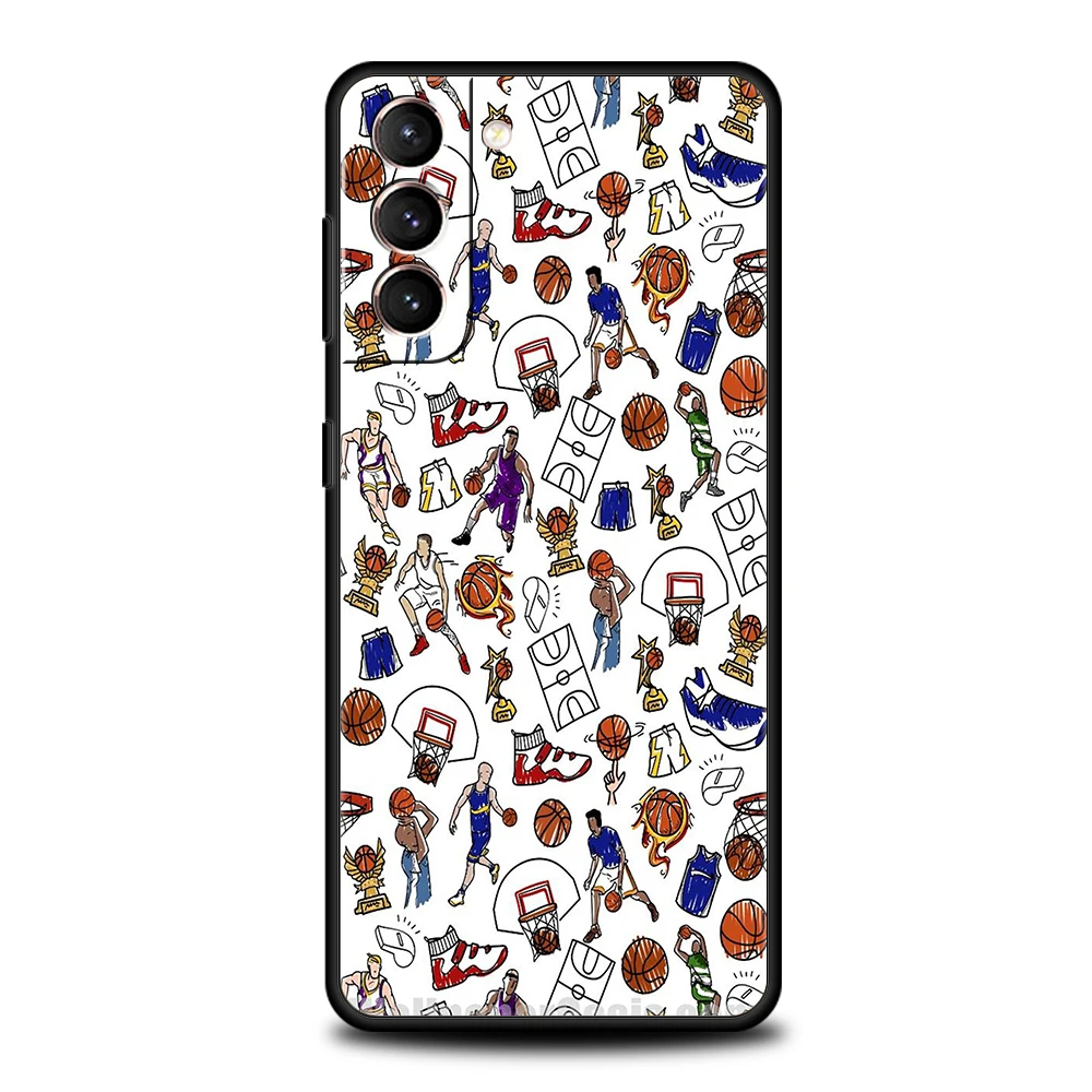 Fußball Sport Handyhülle für Samsung Galaxy S24 S23 S22 S20 S21 FE Ultra S10 S10E S9 S8 Plus 5G Silikonhülle Capas Fundas Tasche – Detail 8