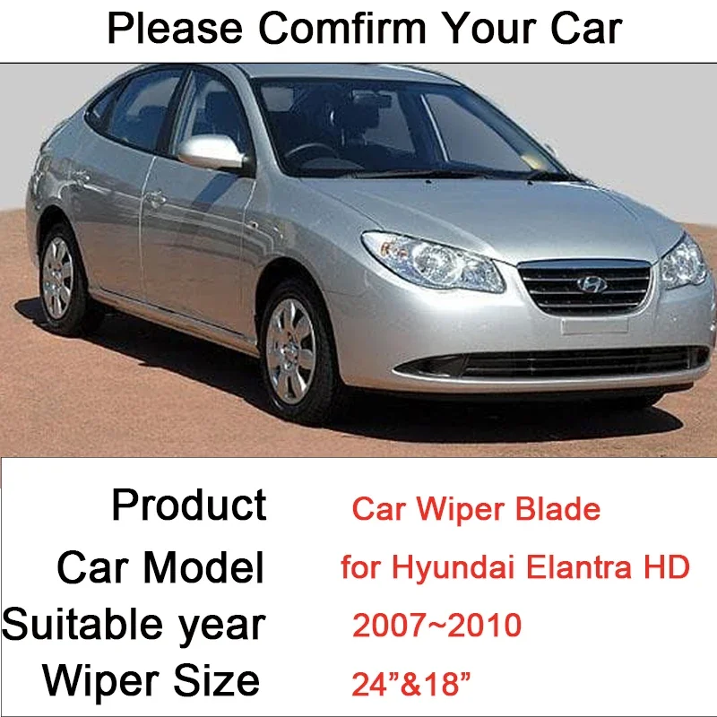 Hyundai Elantra HD 2007 ~ 2010 car windshield front wipers