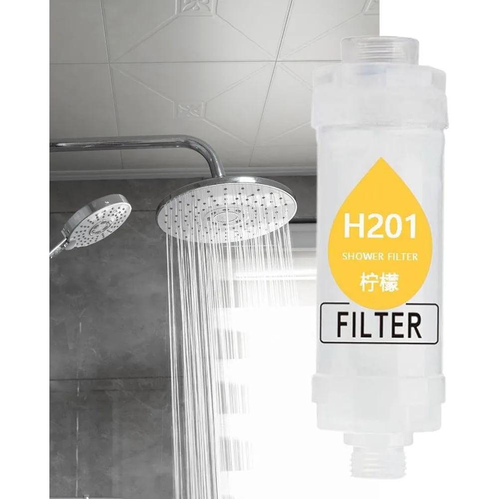Water Softener, Soft& Improve Hair / Skin Fragrance Chlorine Removal,Bathroom Accessories Scented Shower Head Filter,