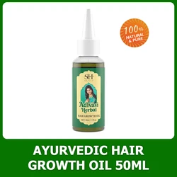 Adivasi Organic Ayurvedic Hair Growth Serum - Natural Hair Regrowth & Thickening Solution (1PCS)