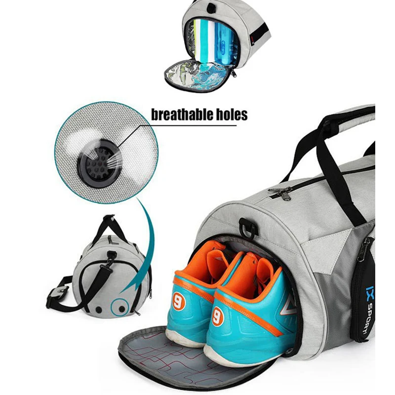 Gym Bag Fitness Bags Wet Dry Fitness Travel Bag Training Men Yoga For Shoes Travel Bag Shoulder Handbags Work Out Swimming Bag 4