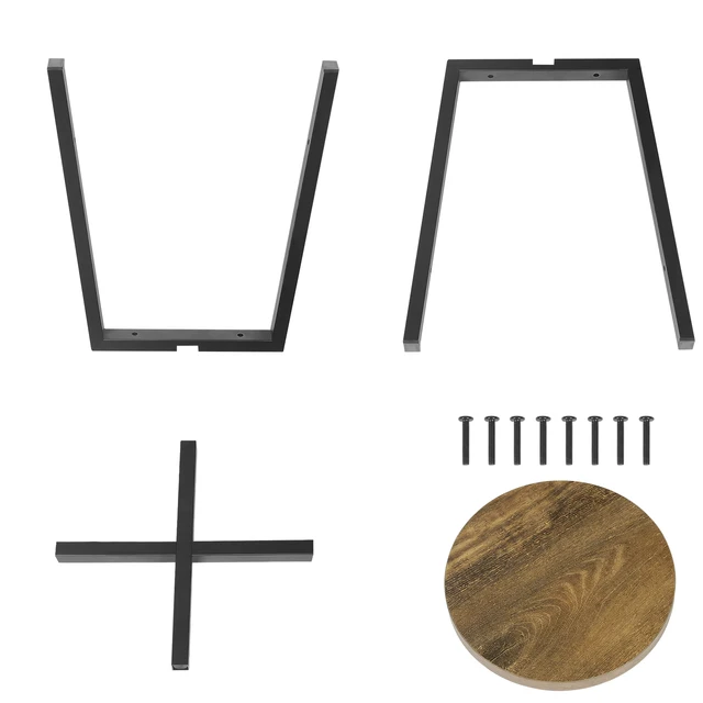 WOLTU 2 PZ/SET Sedie da Pranzo Sgabello da Cucina in Stile Industriale con Gambe in Metallo per Sala da Pranzo Soggiorno Ristorante Caffetteria Pub 3