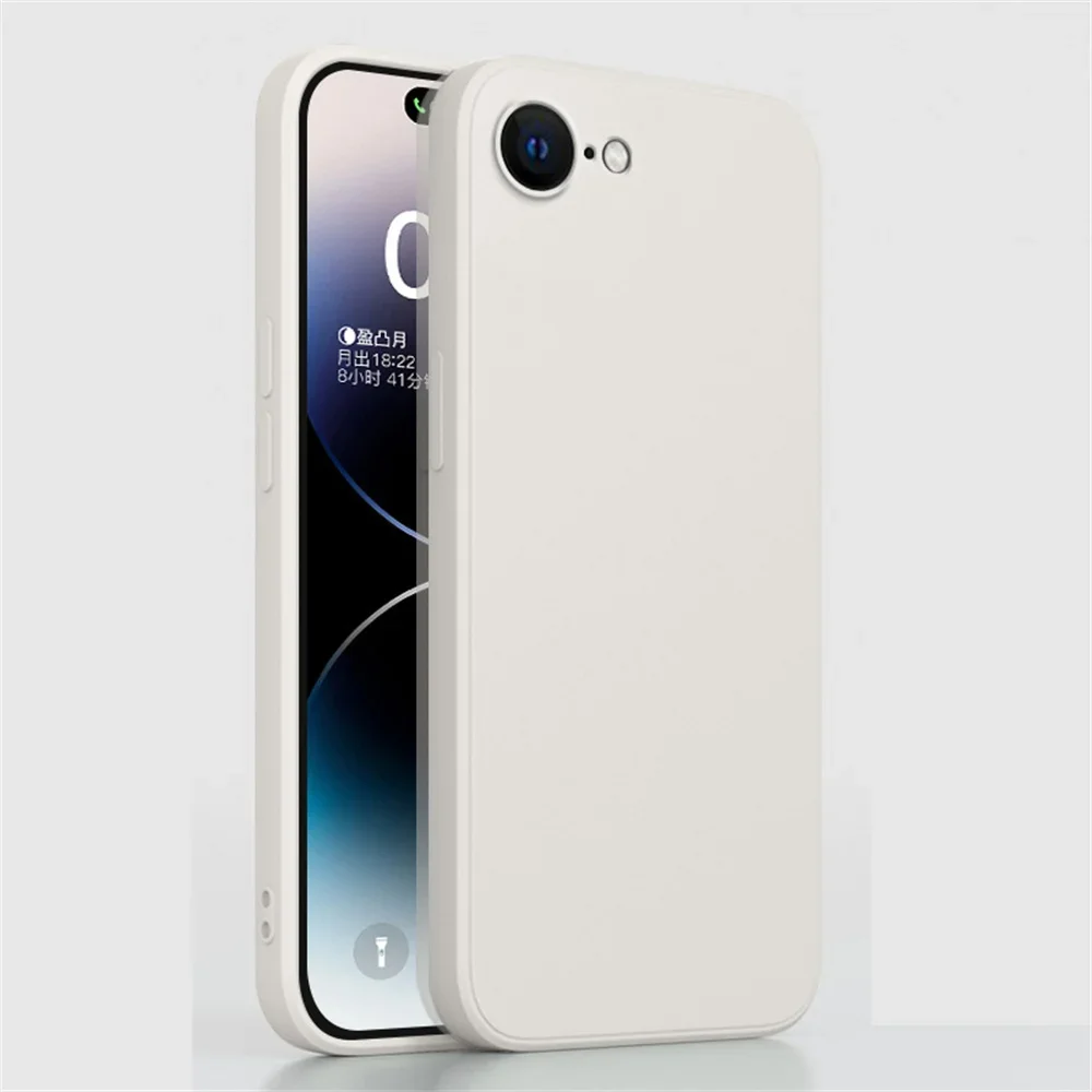 Luxury Liquid Silicone Shockproof Bumper Phone Case - 6.1 Inch