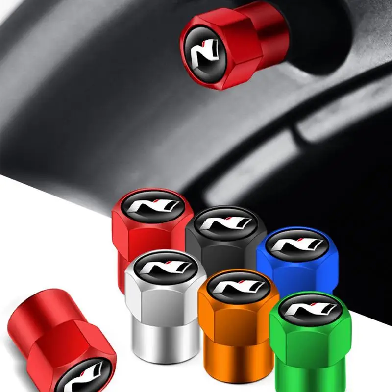 

Car Wheel Tire Valve Caps Dust Proof Auto Tyre Rim Stem Covers Car Metal Rubber Seat Tire Stem Protector Auto Tire Stem Case