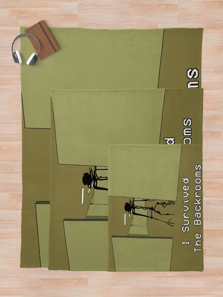 I Survived The Backrooms Throw ���, ���Ÿ� ���Ÿ� �β��� �ܿ� �ö��� ���