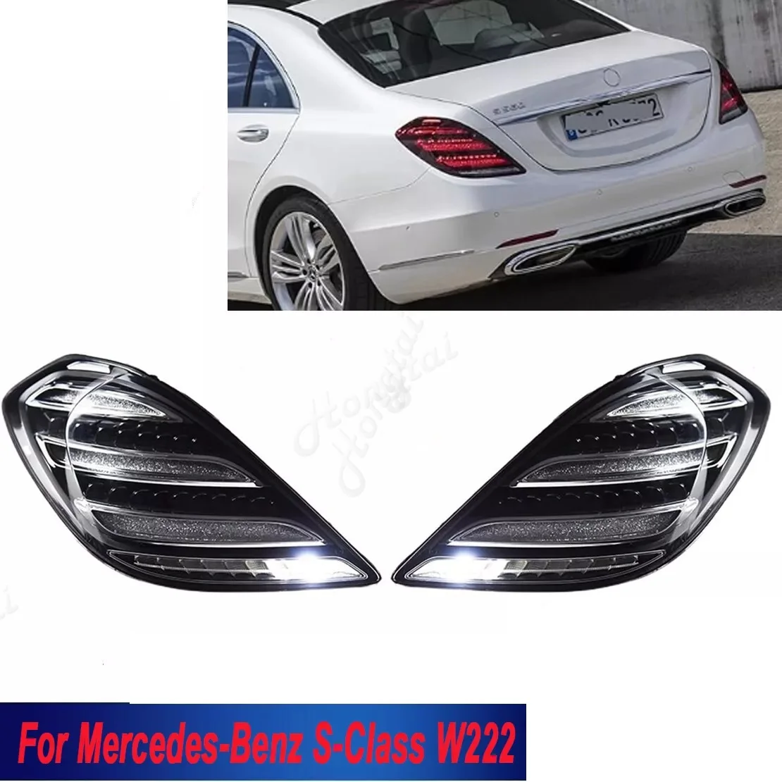 2229066904 Rear Stop Lamp Tail Light For 2018-2019-2020 Mercedes-benz S ...