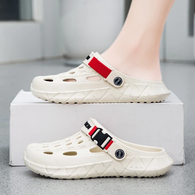 Summer men's sandals, anti-slip thick-soled, indoor and outdoor anti-slip beach slippers, large-sized sandals, shoes for men