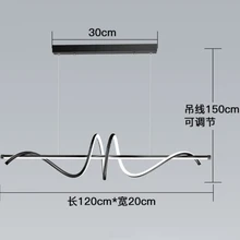 

Modern Simple Restaurant Chandelier Creative Personality Designer Living Decor Light Fixture Nordic Atmosphere Bar Table Lamp