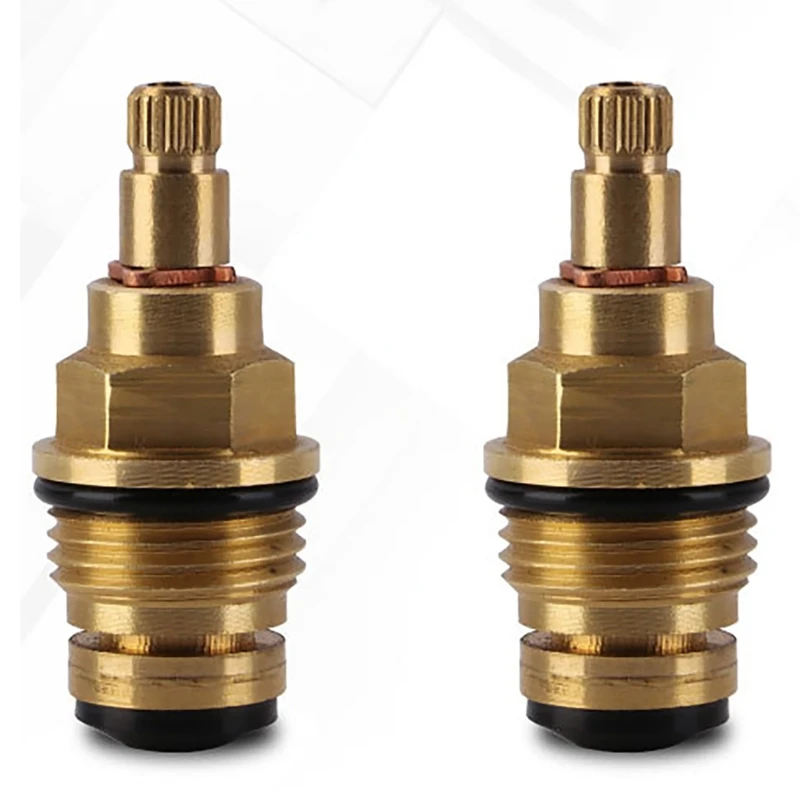 Brass Slow Opening Spool Replacement Faucet Hot And Cold Water Spool Faucet Cartridge Valves Repair Parts