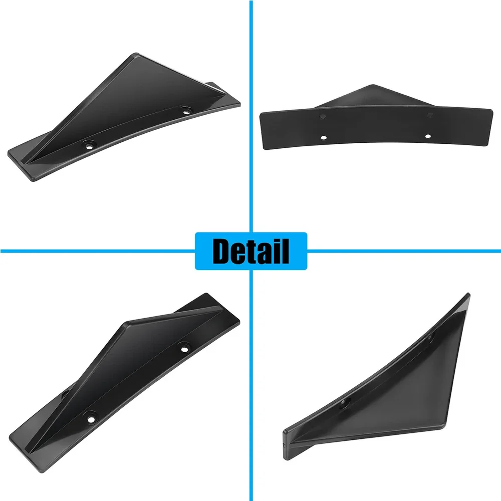 쉐보레 쉐보레 카마로 6 개 유니버설 40cm 후면 범퍼 스플리터 커버 + 디퓨저 상어 지느러미 스포일러 세트, 장식, 자동차 액세서리