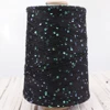  Блэк пряжа 500g 4000M 3mm Sequin cotton yarn DIY Knitted decoration Hand crochet KNITTING YARN 1