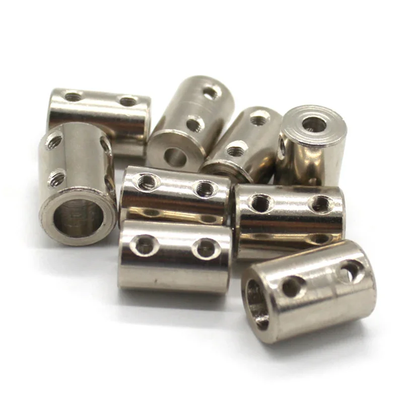 Rigid Shaft Coupling 1pcs 3.17mm/4mm/5mm/6mm/8mm/10mm/12mm CNC Motor Shaft Coupler Motor Connector Sleeve #45 Steel shaft coupler,shaft connector,rigid shaft coupler
