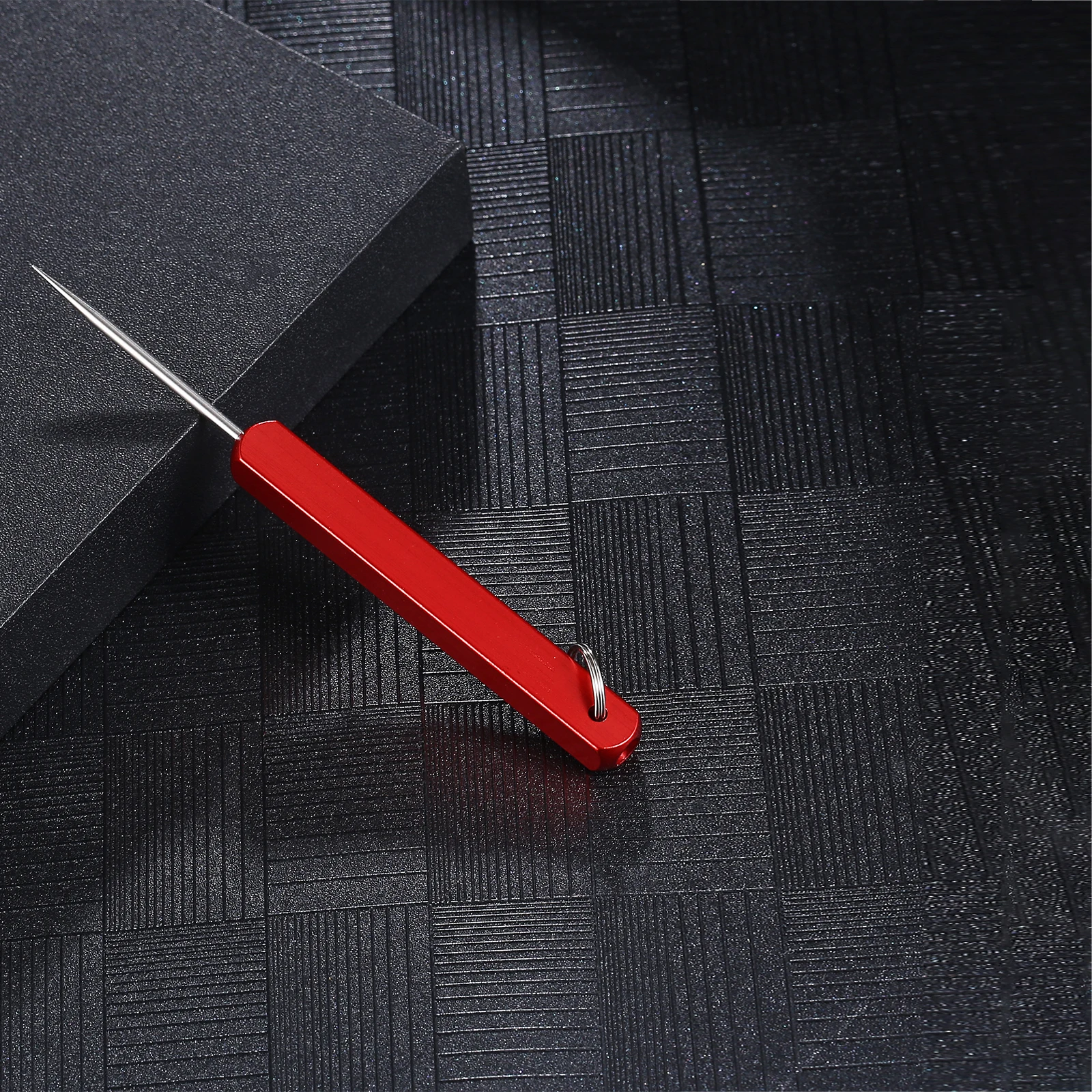 Portable Mini Titanium Toothpicks Holder Three Gear Adjustment Metal Toothpicks Holder Reusable Toothpick Holder