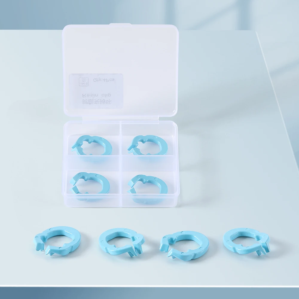 AZDENT Dental-Klemmring-Set aus Kunstharz, Trennring, abschnittsweise konturierte Matrizenhalter, Matrix, feste Klemme, autoklavierbar, 134 ℃ – Detail 6
