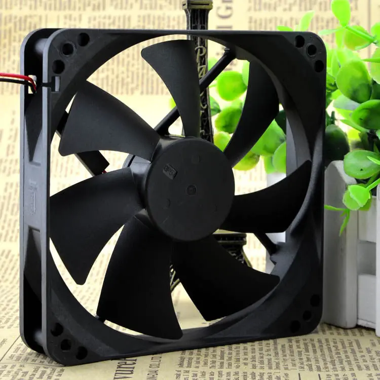 무소음 섀시 전원 공급 장치 팬 12025 12CM D12SH-12 12V 0.30A