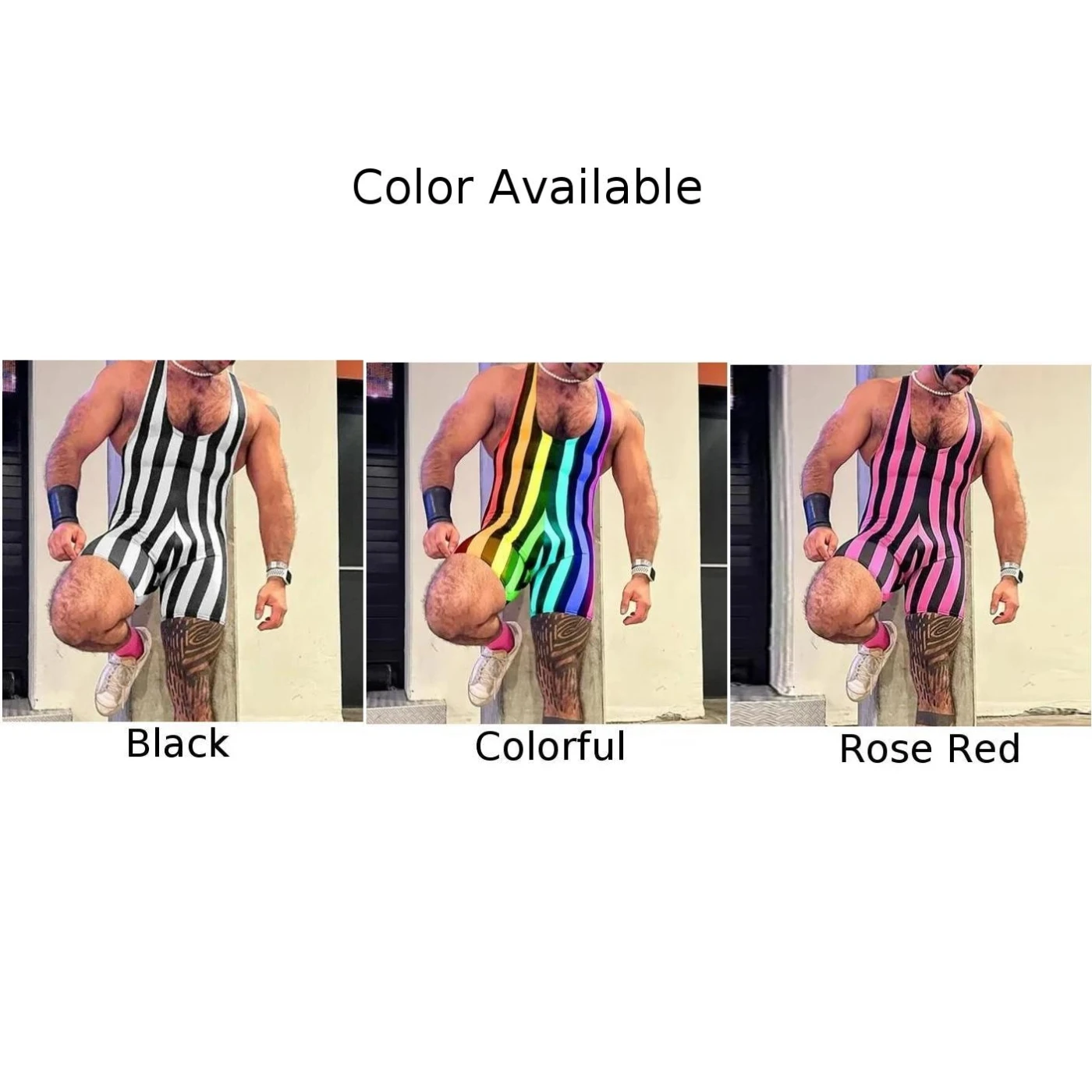 Daily Use For Indoor Sports Men Shapewear Rompers Polyester Fabric Regular Length Sleeveless Design Slight Stretch
