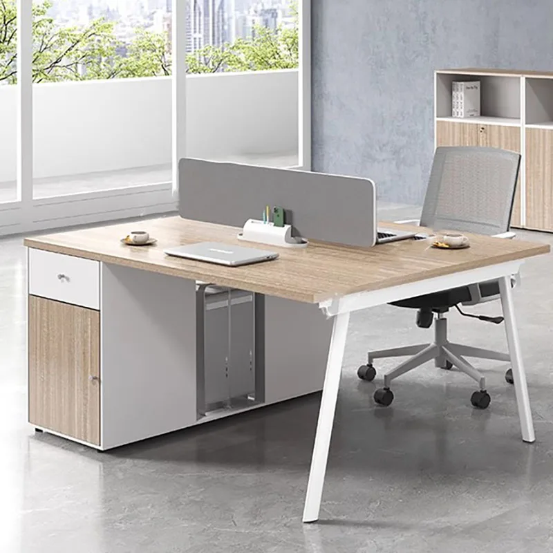 Modern Wide Computer Table Big Aesthetic Wood Laptop White Computer Desks Reading Drawers Writing Table Bureau Office Furniture walnut solid wood living room desk light luxury modern study office computer desk designer model high grade writing desk