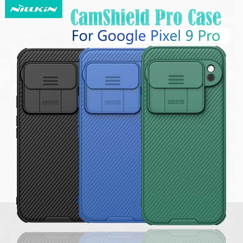 

Чехол Nillkin CamShield Pro для Pixel 9 Pro, защита объектива камеры, ПК + ТПУ Защита для Google Pixel 9 Pro, защита от падения