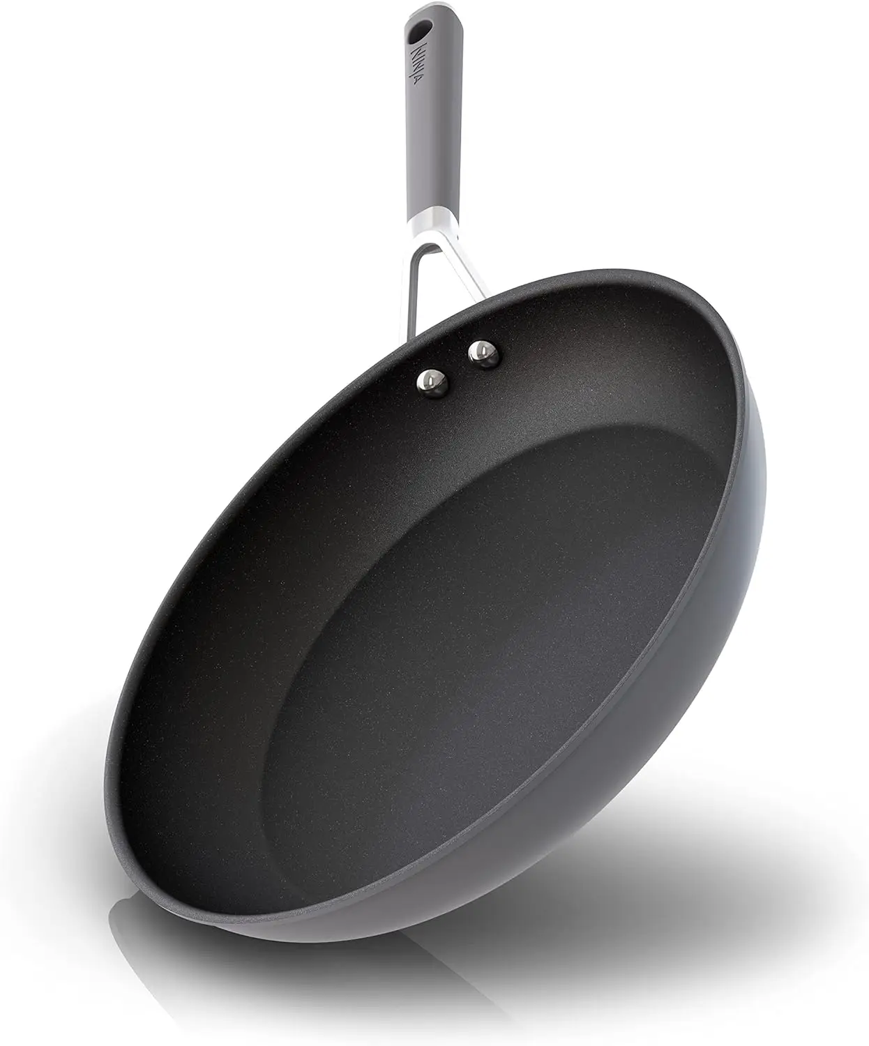 

NeverStick Comfort Grip 12" Fry Pan, Nonstick, Durable, Scratch Resistant, Dishwasher Safe, Oven Safe to 400°F, Silicone Ha