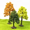 Creative handmade DIY building model Sandtable model tree height 10-28cm model green tree train railway railroad layout 1:87 2