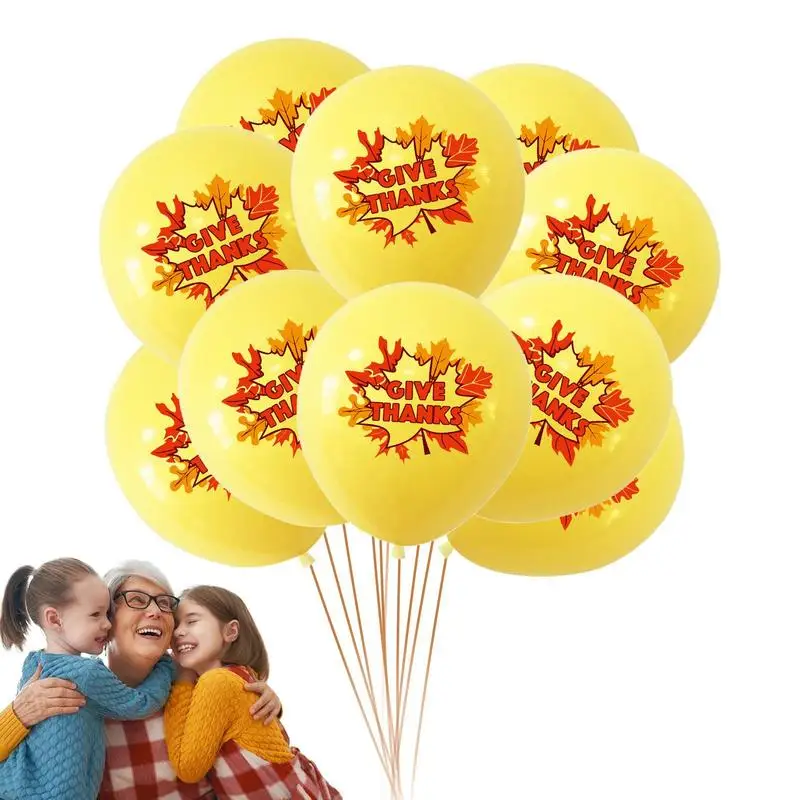 

12 Inch Thanksgiving Balloons Birthday Party Latex Balloons 10 Pcs Thanksgiving Wedding Classroom Decor Party Supplies