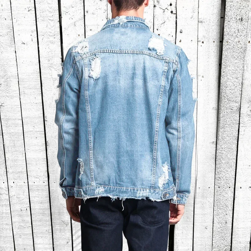 デニムジャケット Luxury Street Wear vintage denim jacket layered unisexual New Vintage 90s Starz! x Vantage Denim Jean Relaxed Trucker