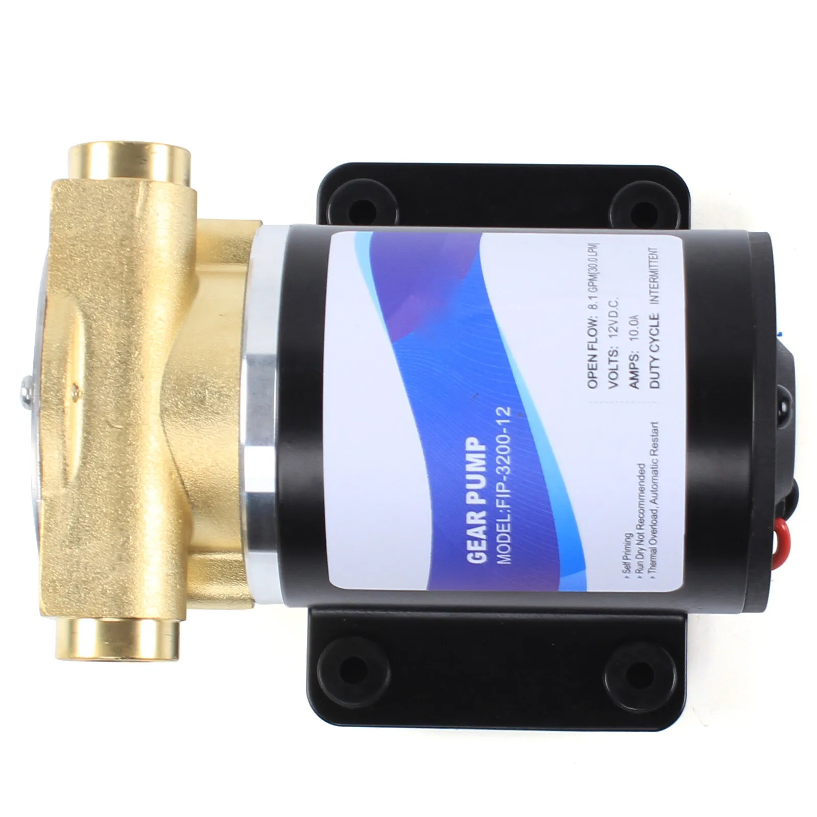 Wasserpumpe 12V 20 PSI Bilgenpumpe Selbstansaugende Deckwaschpumpe 30L/min – Detail 4