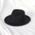 2022 New Fashion Men Fedoras Hat Women's Jazz Hat with Bow Tie Elegant Spring Black Woolen Blend Cap Outdoor Casual Felt Hat 8