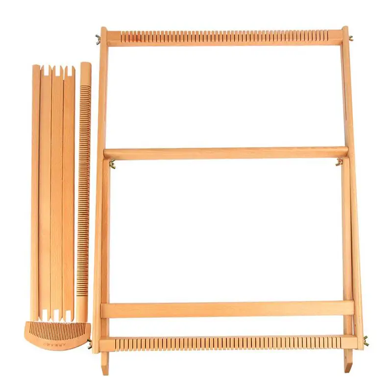 

Creativity Weaving Frame With Stand Handmade Woven Wall Art Loomm Weave Frame Loomm Weaving Textile Sewing Tool For Motor Skills