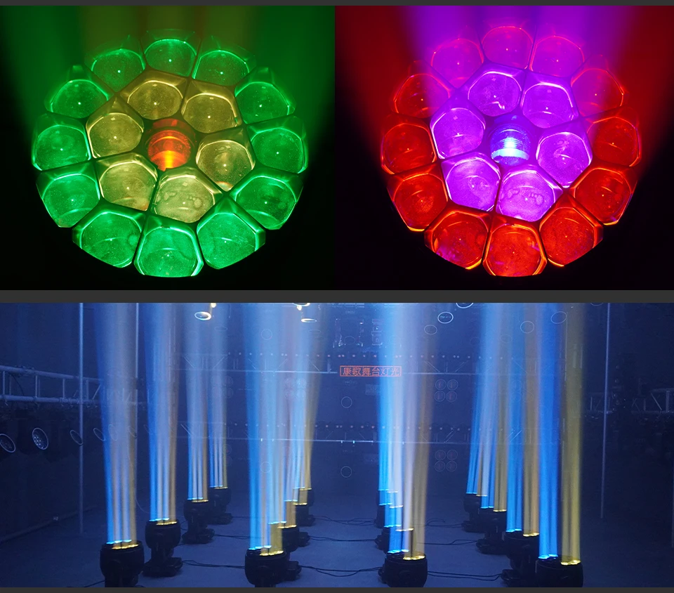 19x40W Bee Eyes RGBW 4in1 Zoom Wash Moving Head Light Led Wash Beam Moving Head